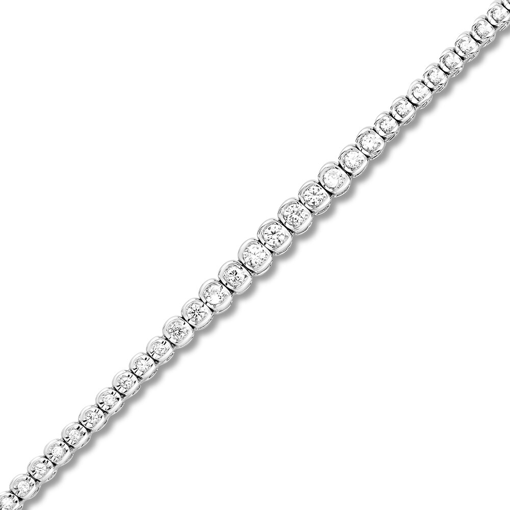 Diamond Bracelet 1 ct tw Round 14K White Gold Xt2lG7cJ