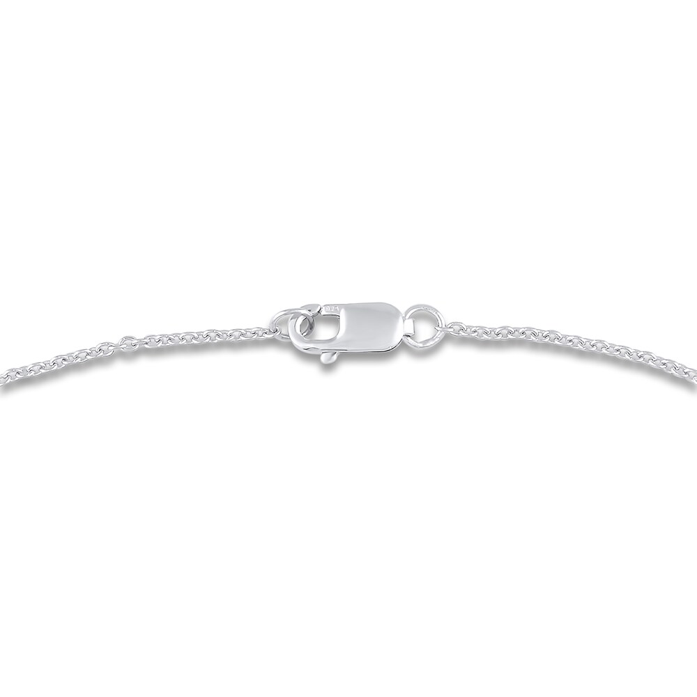 Diamond Butterfly Station Bracelet 1/8 ct tw Round 10K White Gold YUk4b1Nk