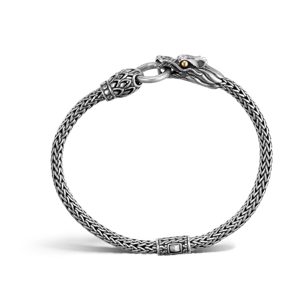 John Hardy Legends Naga 5MM Station Bracelet in Silver and 18K Gold, Small Yy49OEgo