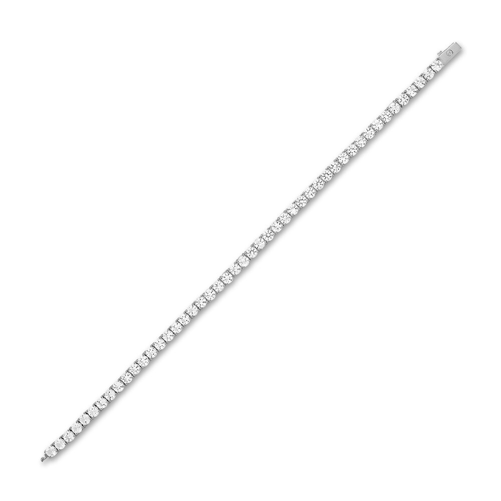 1933 by Esquire Men\'s Natural White Topaz Tennis Bracelet Sterling Silver 8.5\" bKHNeXdu