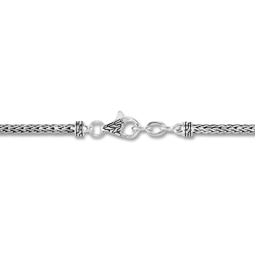 John Hardy Classic Chain Cross Bracelet in Silver, Medium bgr2PgoC