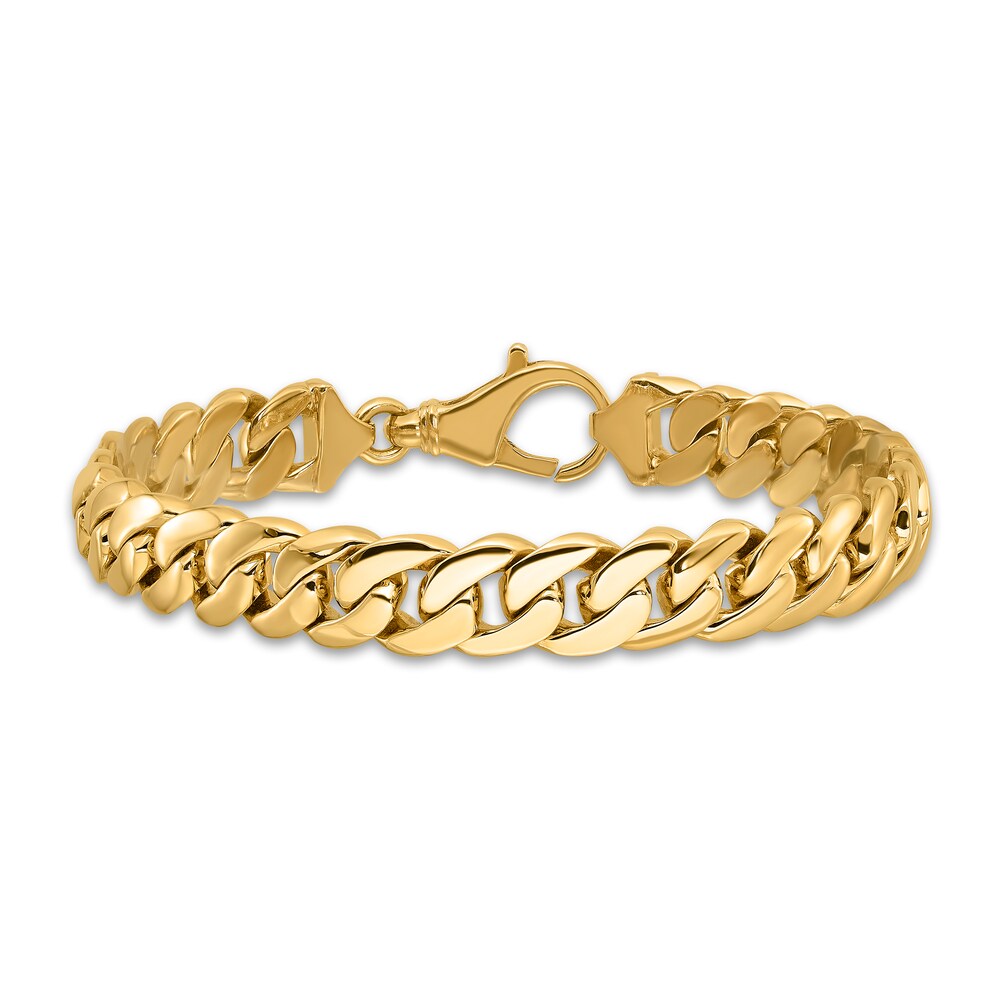 Men's Anchor Link Bracelet 14K Yellow Gold 10.75mm 8.5" cGIfbCTj