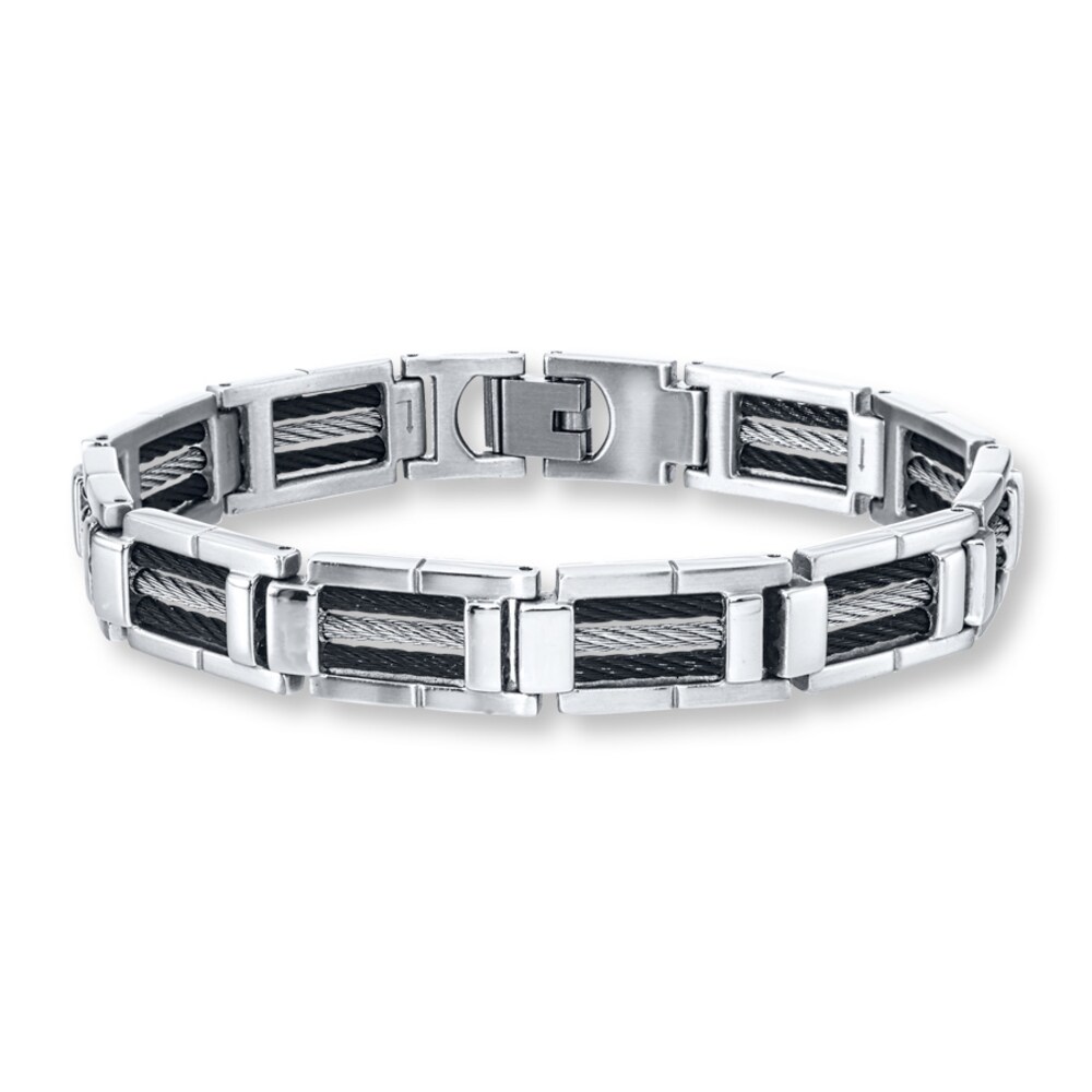 Men\'s Bracelet Stainless Steel 8.75\" Length dtf63J0i [dtf63J0i]