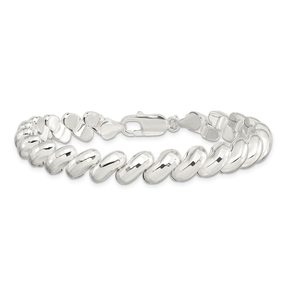 Fancy Diamond-cut San Marco Bracelet Sterling Silver egIDAZGq