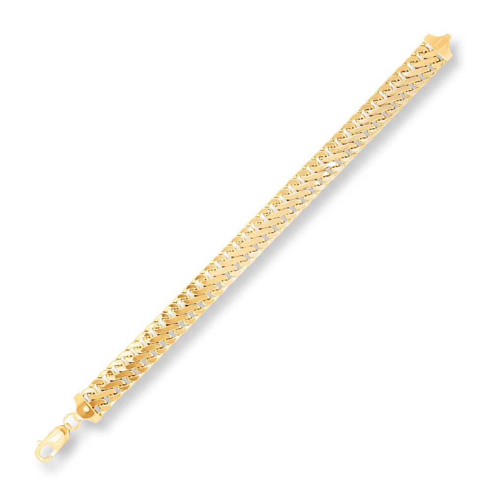 Link Bracelet 14K Yellow Gold 7.5\" Length erMDDM4d