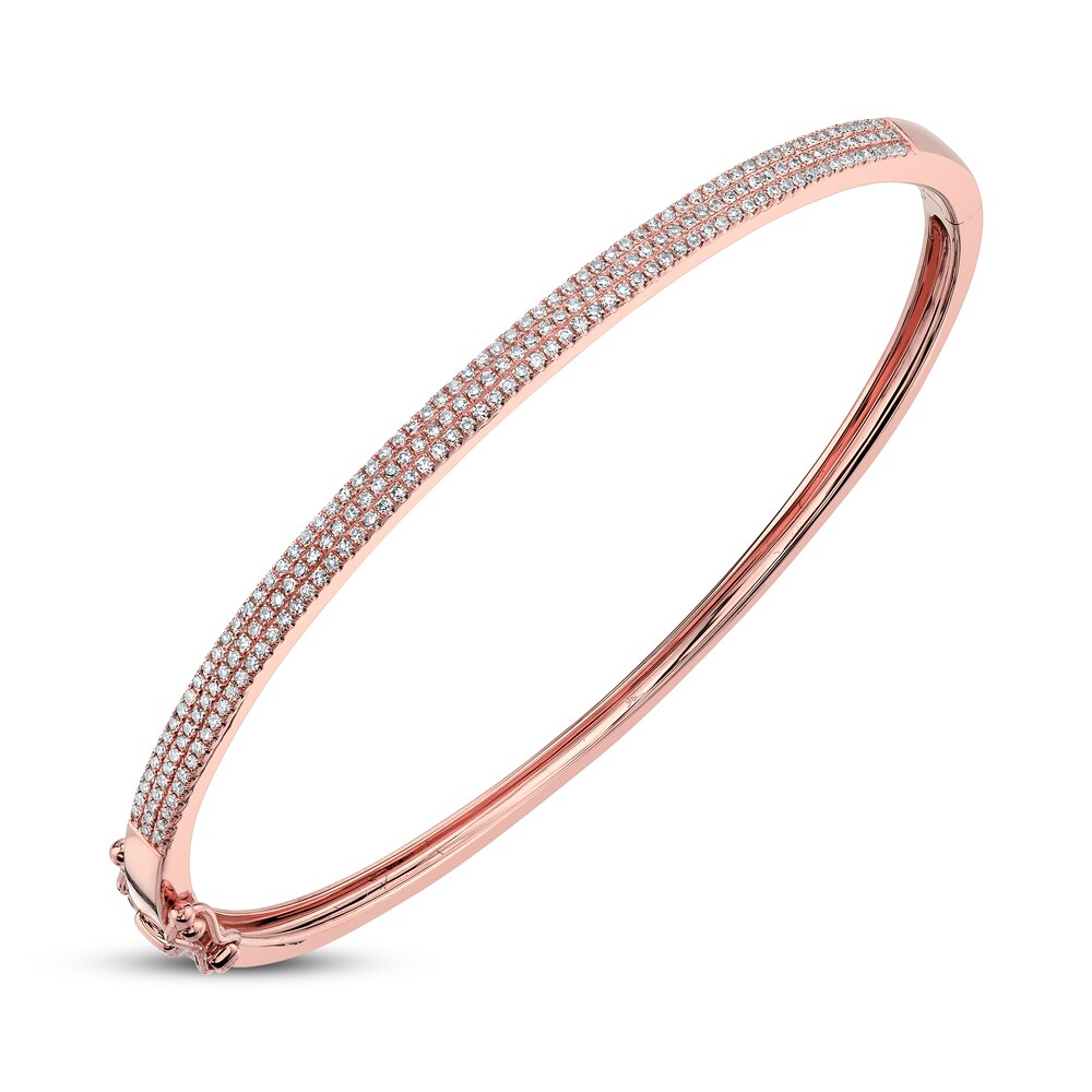 Shy Creation Diamond Bangle 1/2 carat tw Round 14K Rose Gold SC55002257ZS fDshKp1L