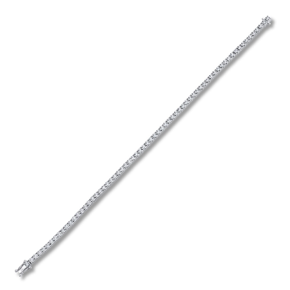 Shy Creation Diamond Bracelet 7/8 ct tw Round 14K White Gold SC55002949 fOVVg1sW