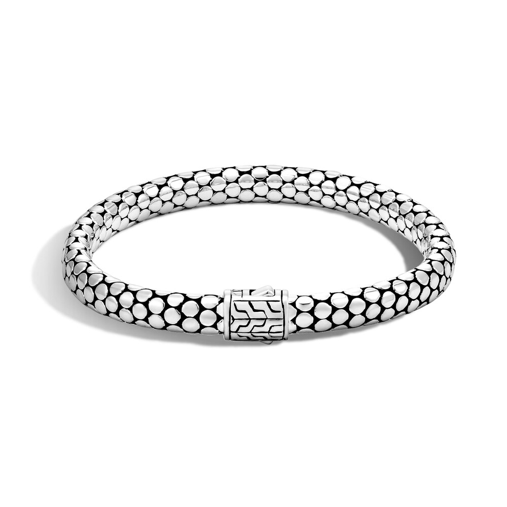 John Hardy Dot Bracelet in Silver, Medium fXAnfxvD