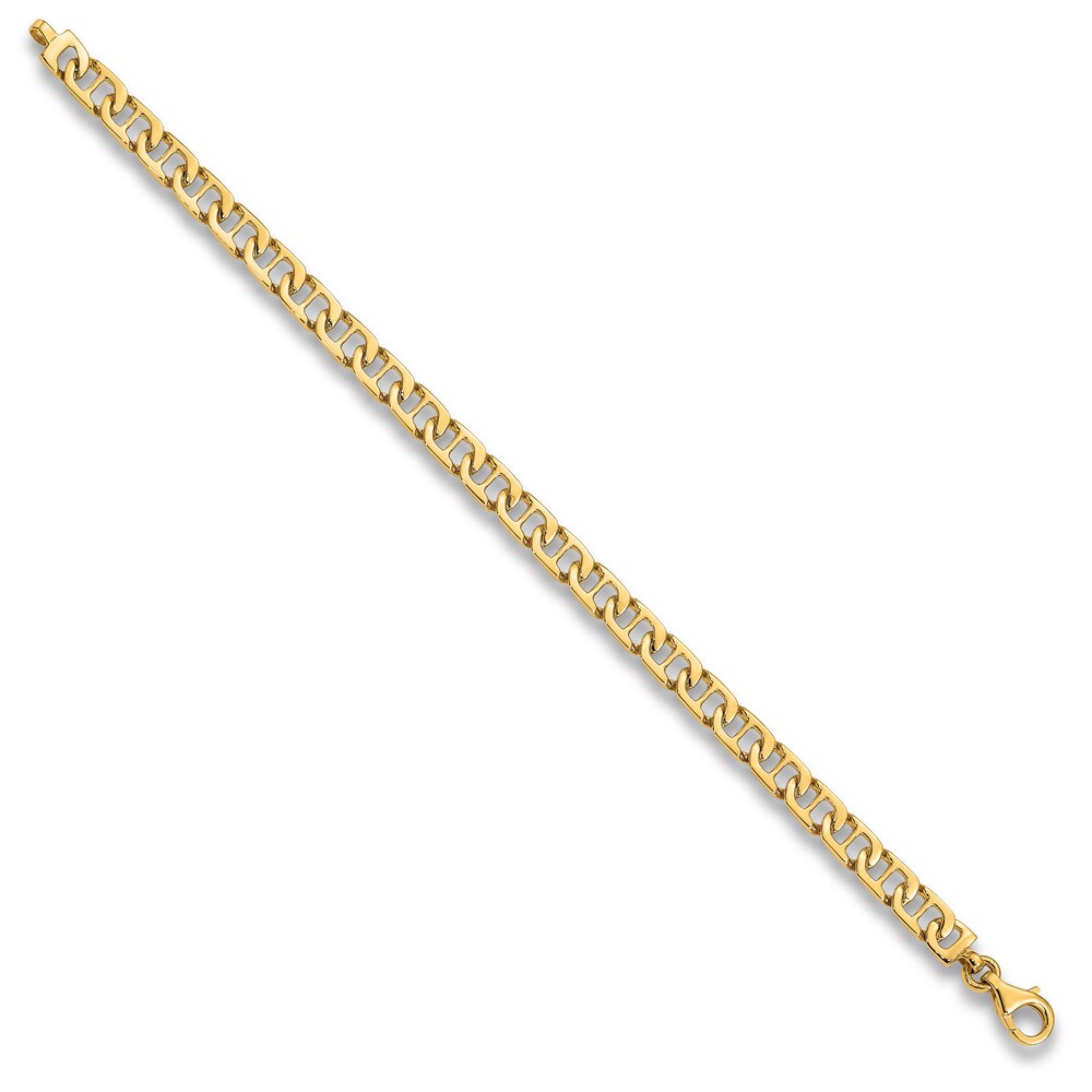 Anchor Link Bracelet 14K Yellow Gold 6.5mm i00K0oO3