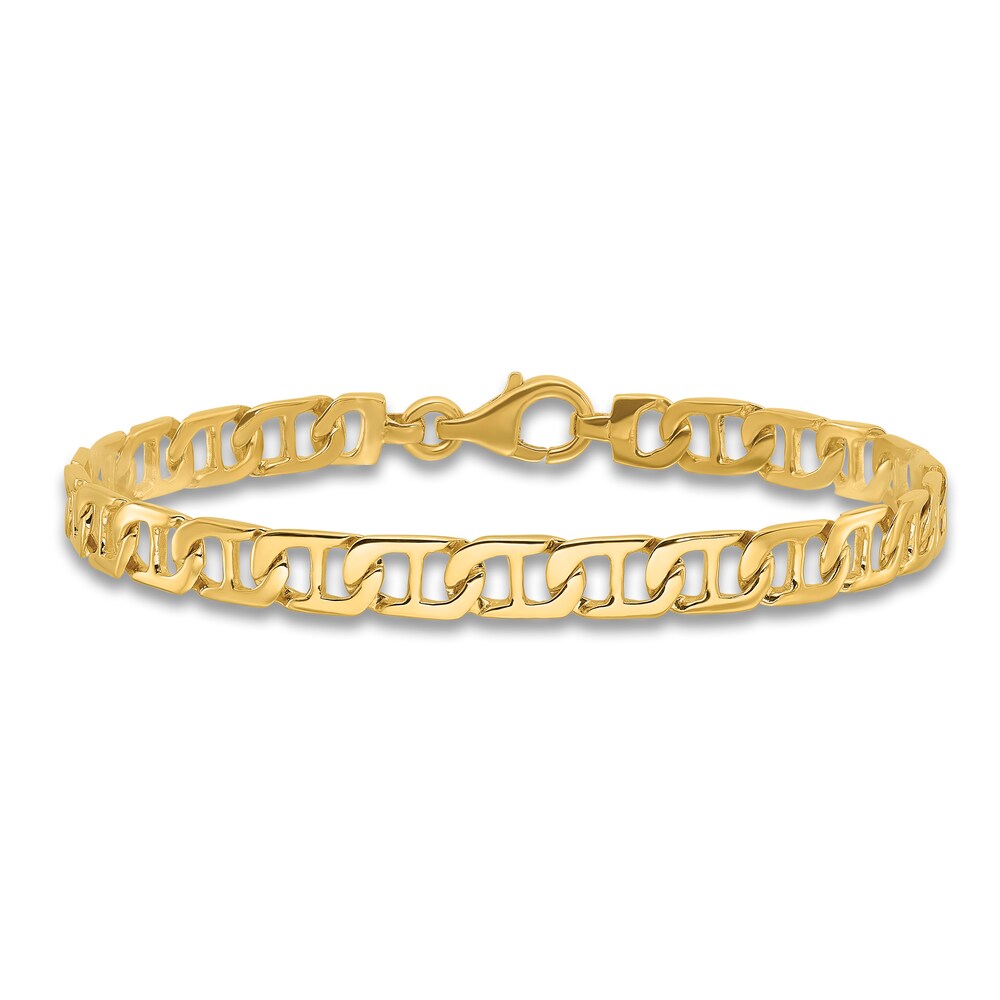 Anchor Link Bracelet 14K Yellow Gold 6.5mm i00K0oO3