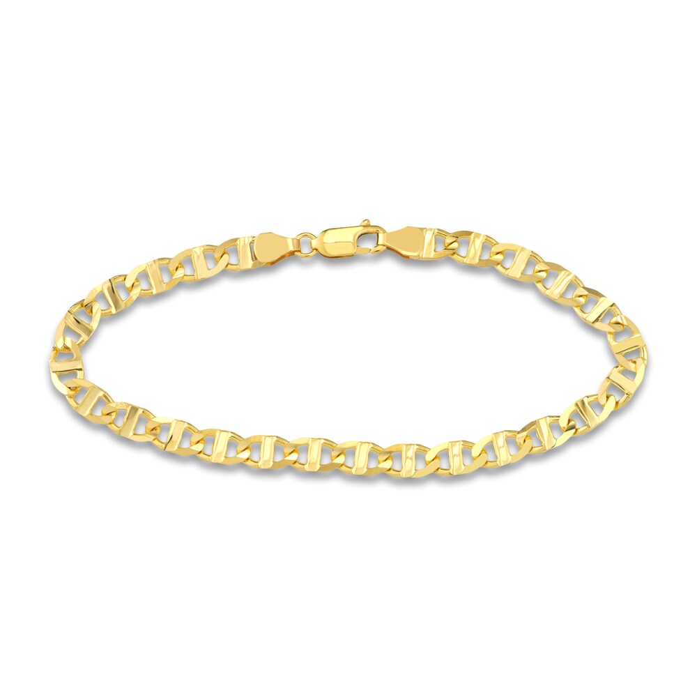 Mariner & Serpentine Chain Bracelet Set 14K Yellow Gold 7.5\" kvLDcsaW