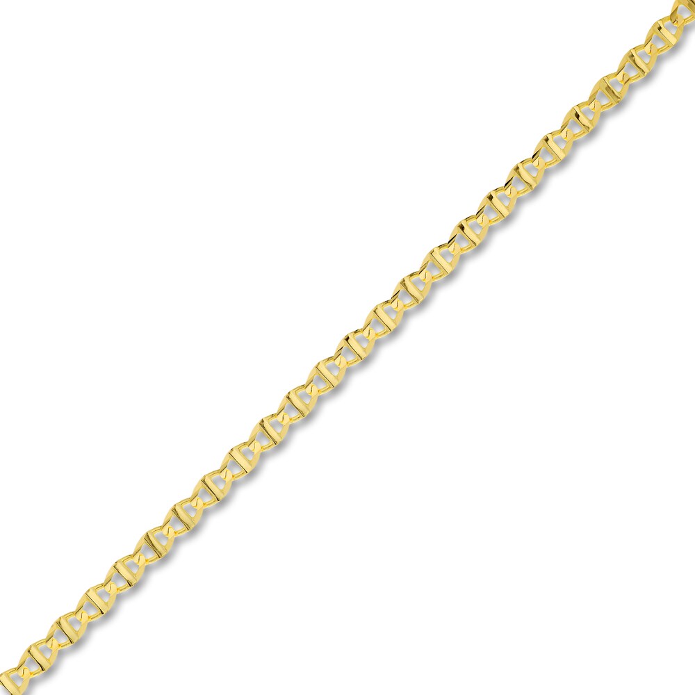 Mariner & Serpentine Chain Bracelet Set 14K Yellow Gold 7.5\" kvLDcsaW