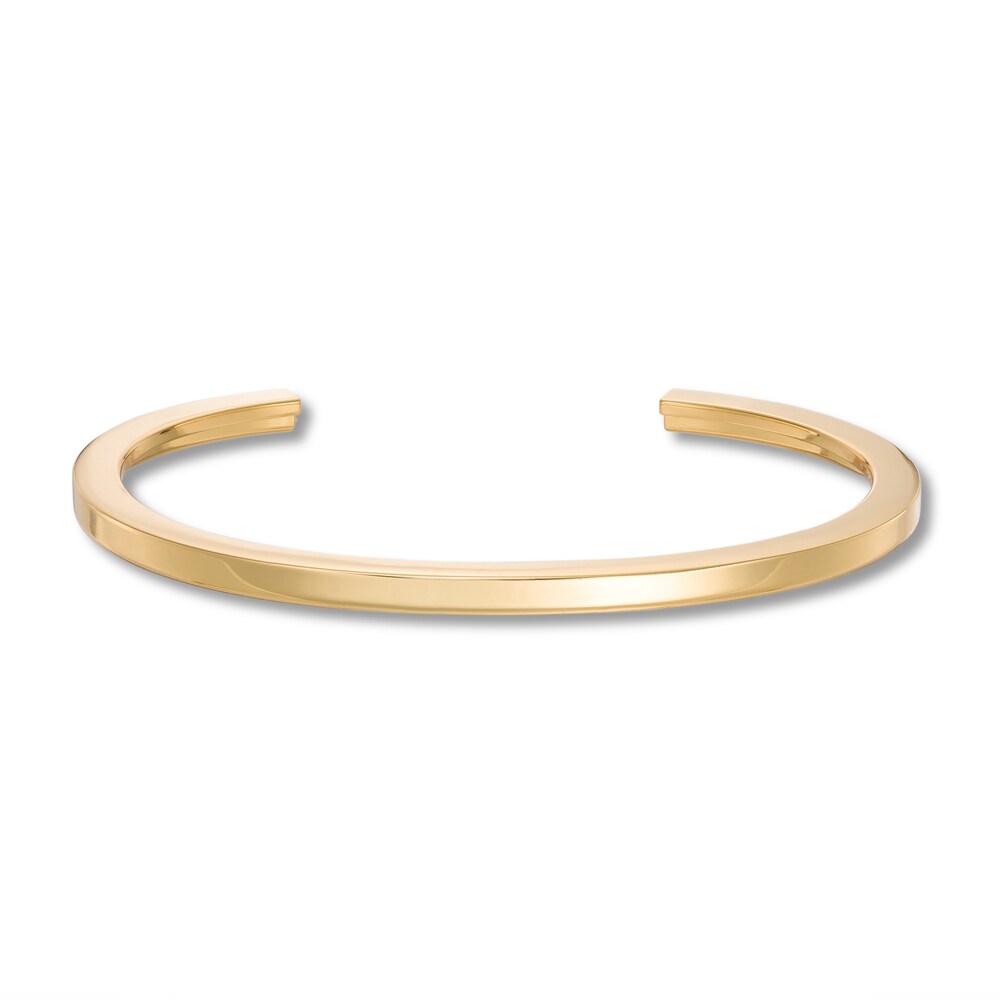 Stella Valle Letter P Bangle Bracelet 18K Gold-Plated Brass nRvleZFc