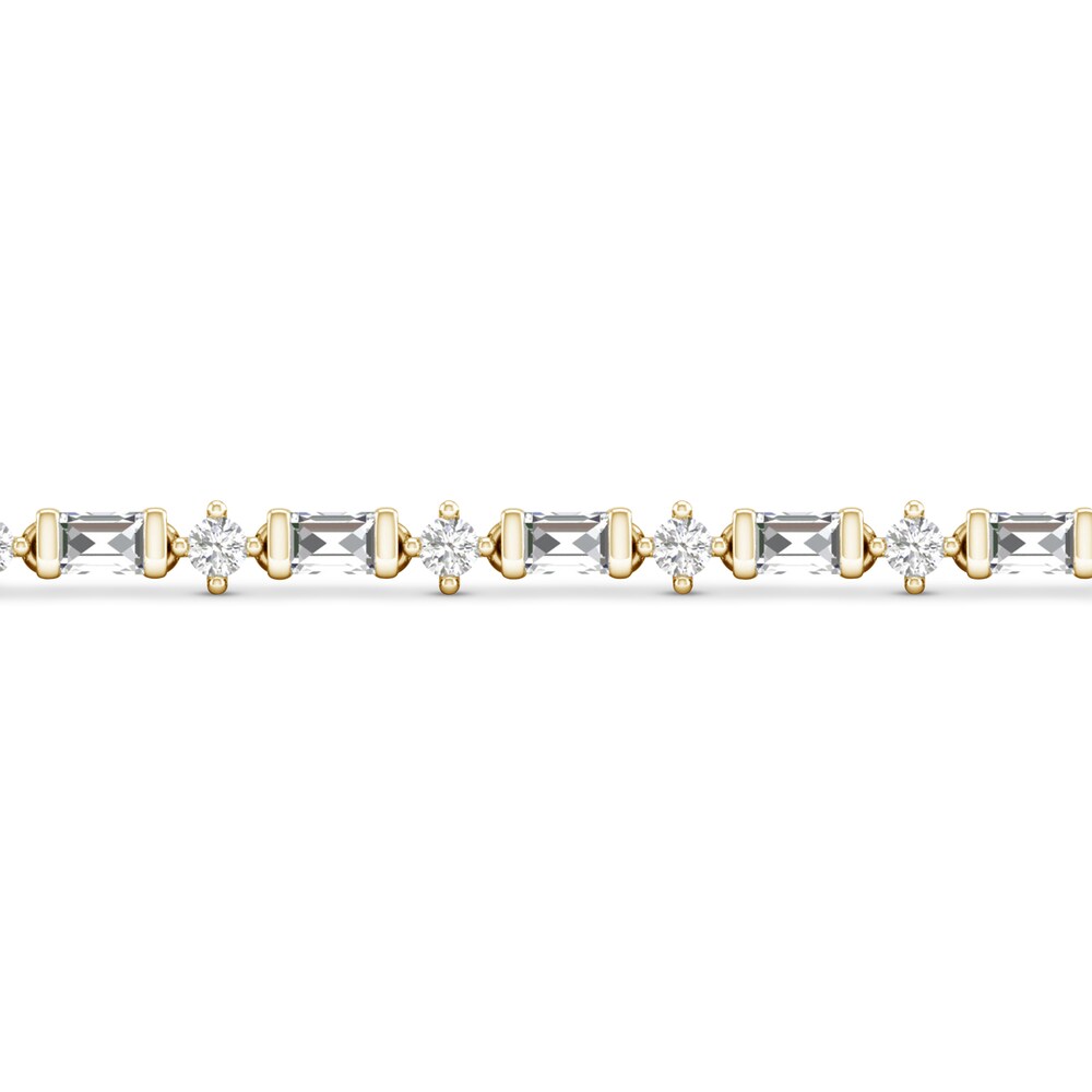 Diamond Bracelet 1 ct tw Round 14K Yellow Gold qgVab0eM