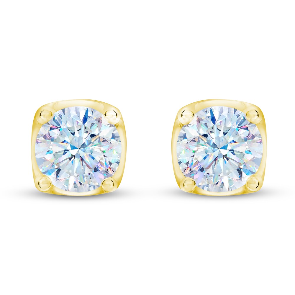 THE LEO First Light Diamond Solitaire Earrings 3/4 ct tw 14K Yellow Gold (I1/I) wryixbQ3