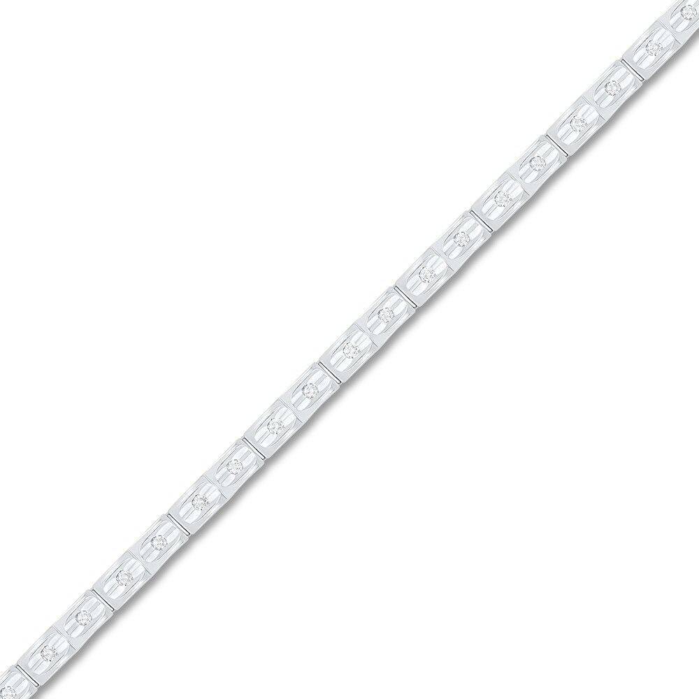 Diamond Bracelet 1/4 ct tw Round 10K White Gold xlAQ29X0