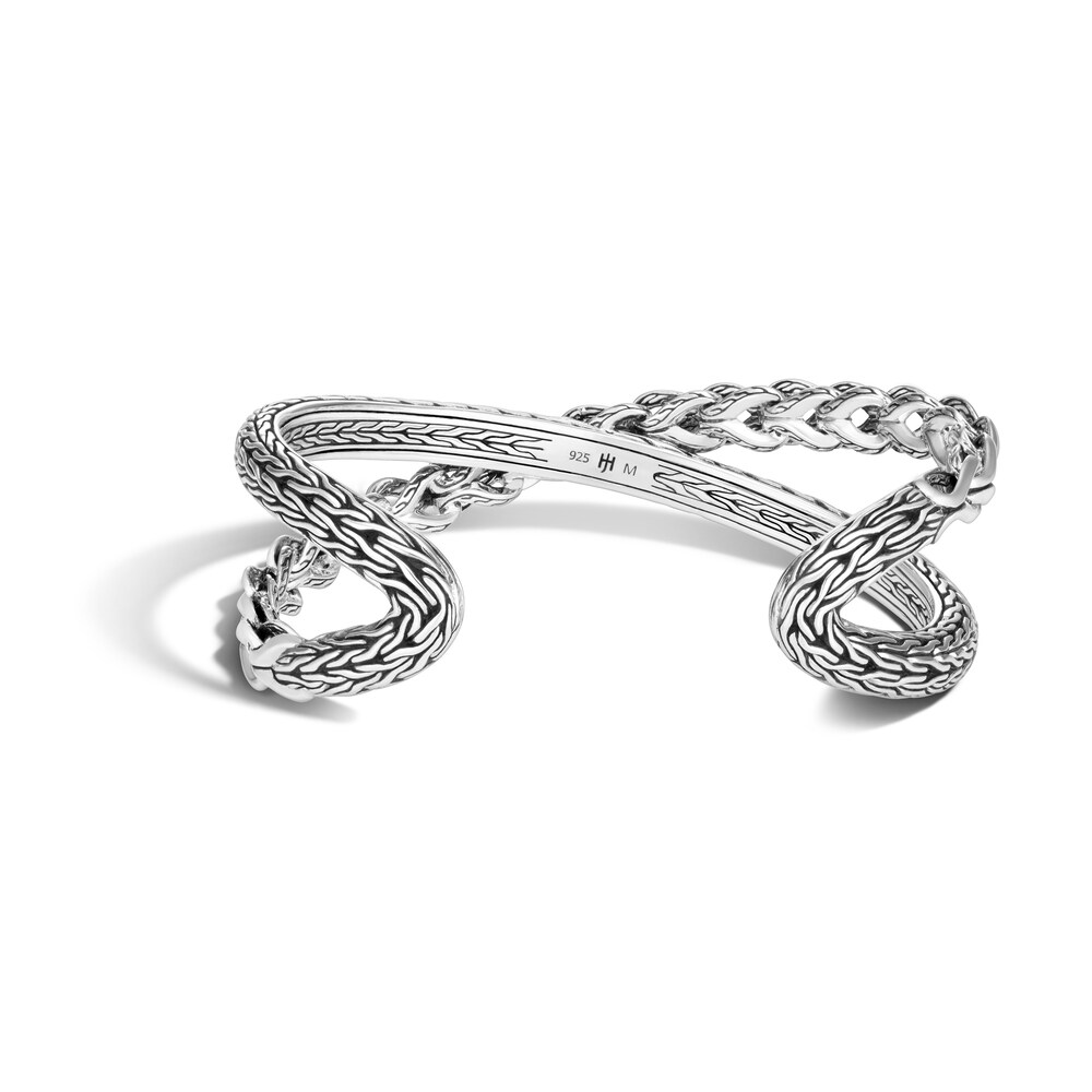 John Hardy Asli Classic Chain Link 21.5MM Cuff Sterling Silver yXL15a28