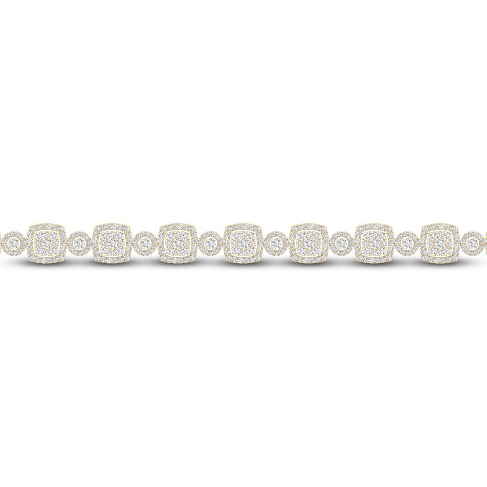 Diamond Bracelet 4 ct tw Round 10K Yellow Gold yeJnXO16