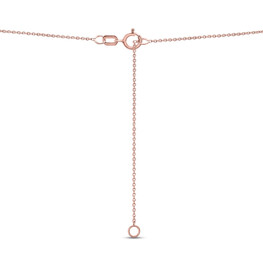 Diamond Virgo Necklace 1/10 ct tw 10K Rose Gold 1JEmKbIZ