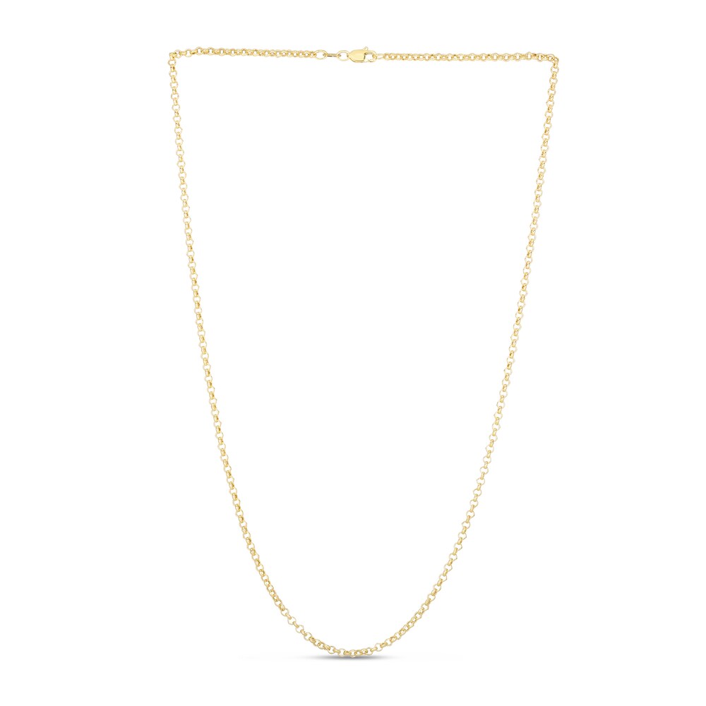 Rolo Chain Necklace 14K Yellow Gold 20\" 6kDsEcmp