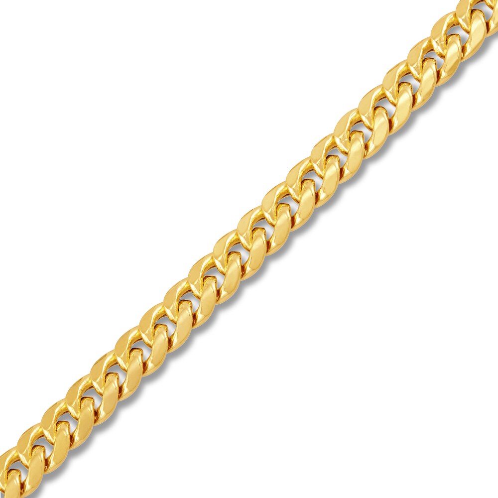 Curb Chain Necklace 10K Yellow Gold 22\" 79VE9pb5