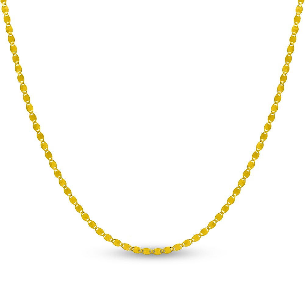 Valentino Chain Necklace 14K Yellow Gold 20\" 7zaCHmG6 [7zaCHmG6]
