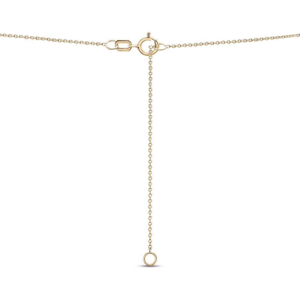 Diamond Gemini Necklace 1/10 ct tw 10K Yellow Gold 95DZ2fWu