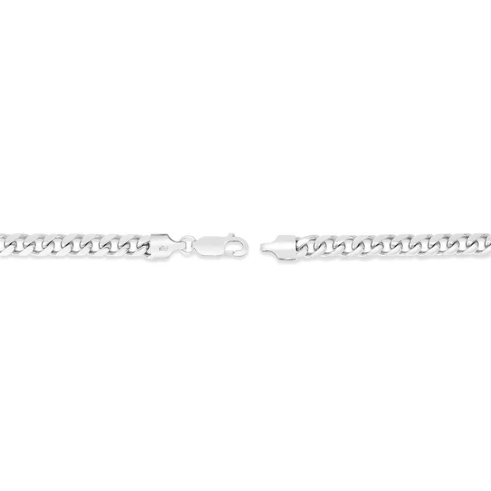 Miami Cuban Link Necklace 14K White Gold 22\" 9Clh7BIh