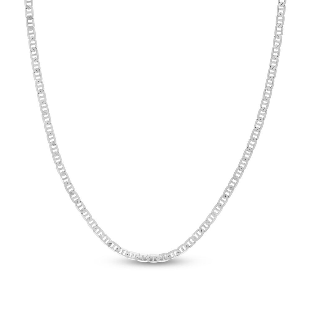 Mariner Chain Necklace 14K White Gold 30\" 9tCYXZ1w [9tCYXZ1w]
