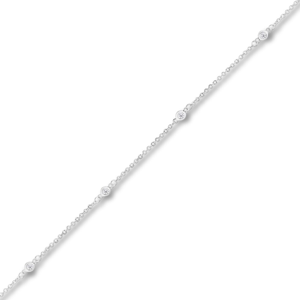 Diamond Necklace 1/4 ct tw Round 14K White Gold Css2Qxd8