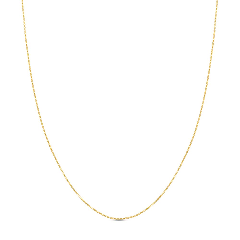 Diamond-Cut Cable Chain Necklace 14K Yellow Gold 20\" D7YBiyPn
