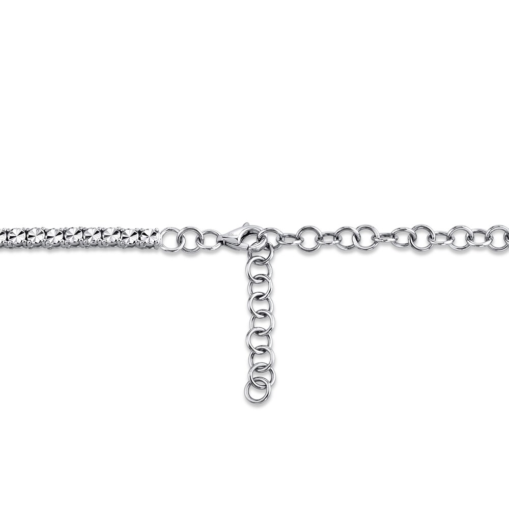 Shy Creation Diamond Choker 7/8 ct tw Round 14K White Gold SC55009469 DRGSbV0H