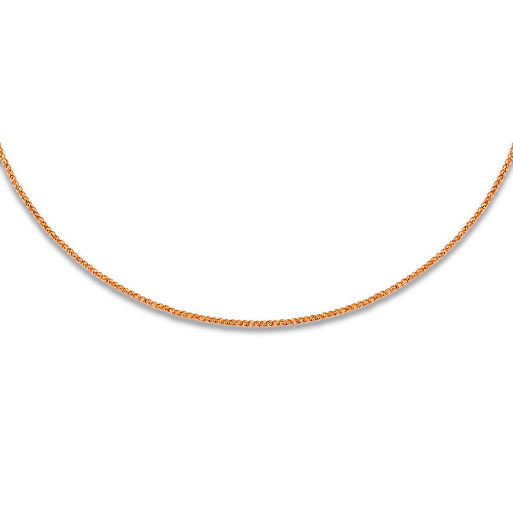 Beaded Texture Choker Necklace 14K Rose Gold 16\" Adjustable Dc0LHuQj