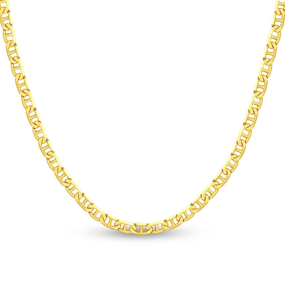 Mariner Chain Necklace 14K Yellow Gold 30\" F8hNmtBA
