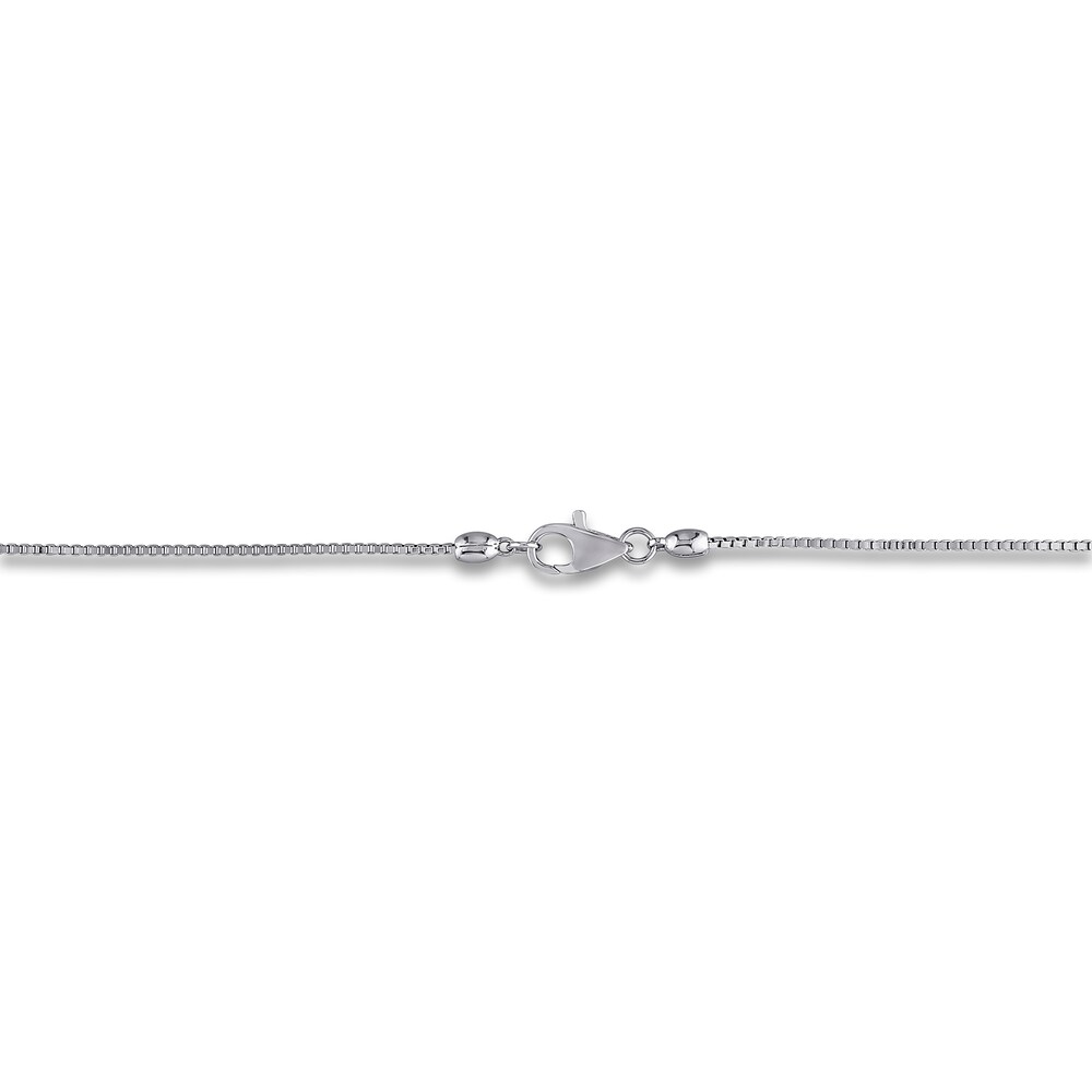 Diamond Chevron Bar Necklace 3/4 ct tw Round 14K White Gold 17\" LikbGjrD