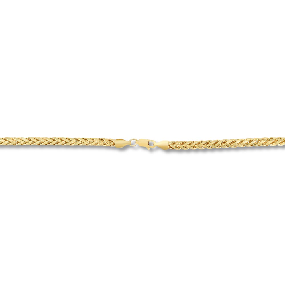 Round Franco Chain Necklace 14K Yellow Gold 20\" OdqKviPA