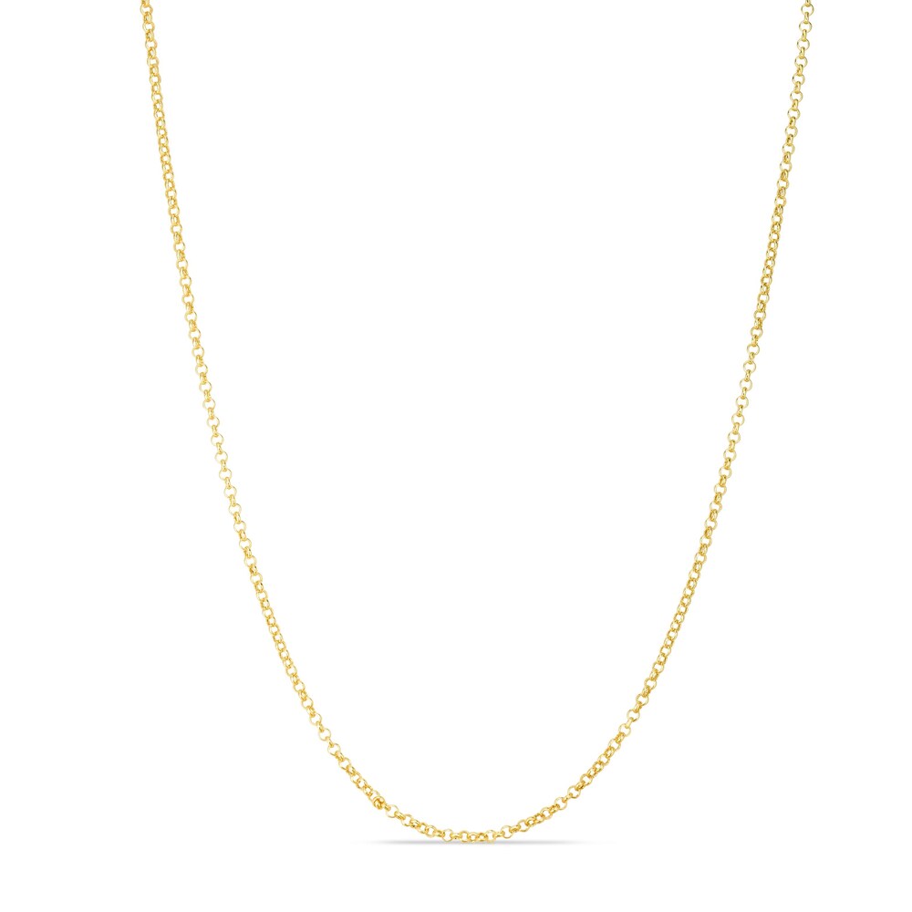 Rolo Chain Necklace 14K Yellow Gold 18\" RC2f47K9 [RC2f47K9]