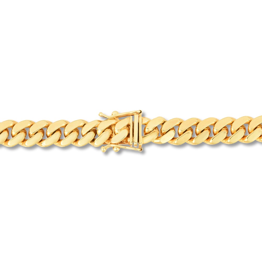 Miami Cuban Link Necklace 14K Yellow Gold 24\" X77aUlm5