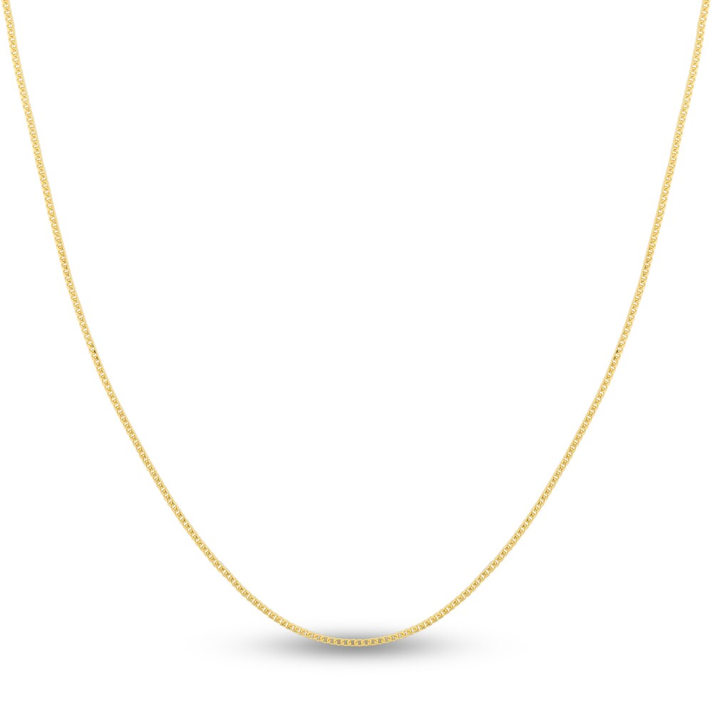 Round Franco Chain Necklace 14K Yellow Gold 20\" Xm9spSc9