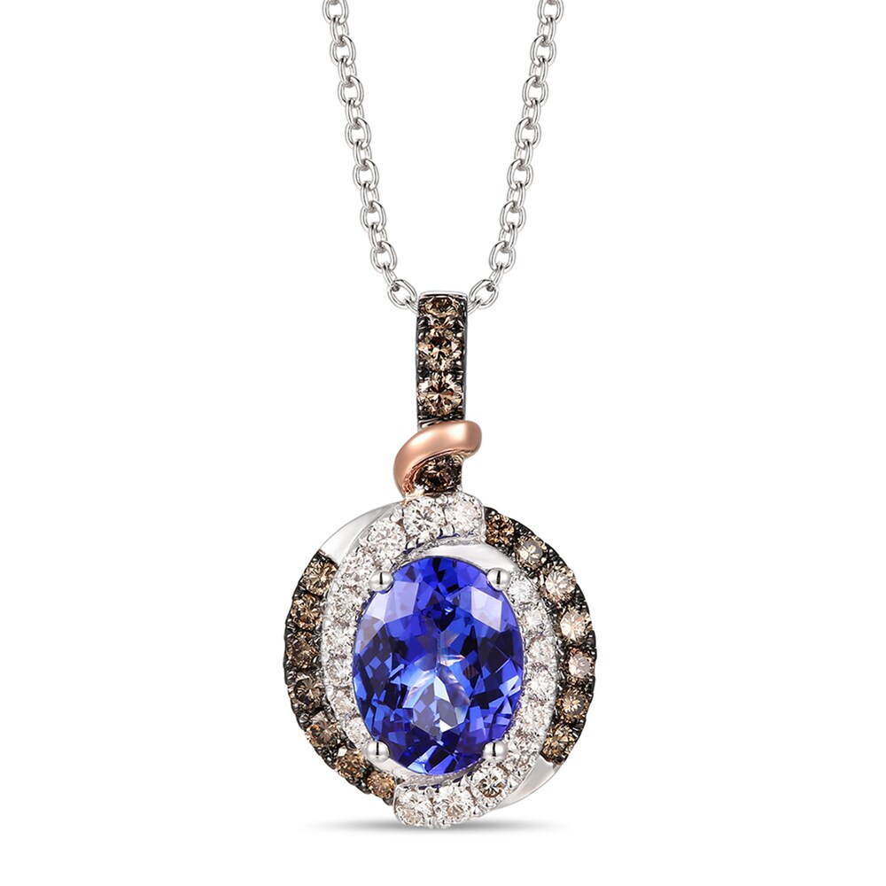 Le Vian Natural Tanzanite Necklace 1/2 ct tw Diamonds 14K Two-Tone Gold cEQ26KEQ