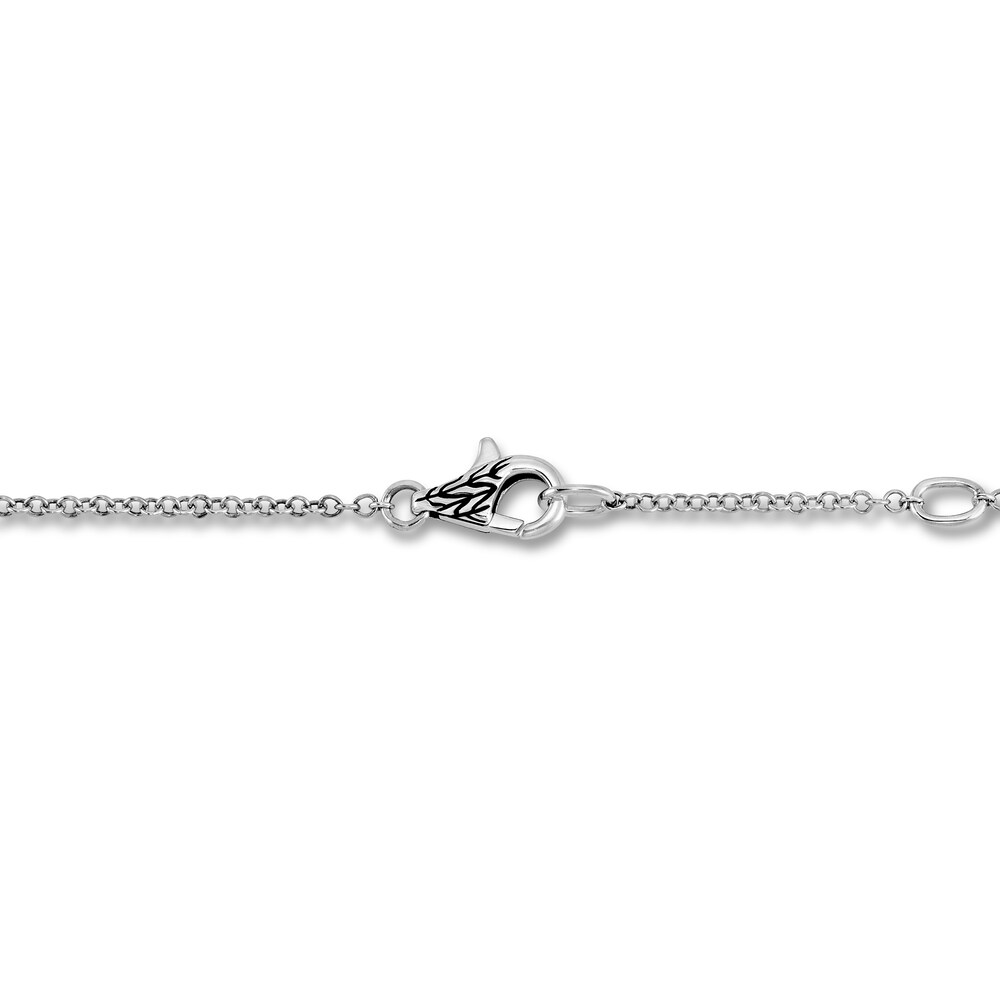 John Hardy Classic Chain Cross Necklace Sterling Silver coRuFgga