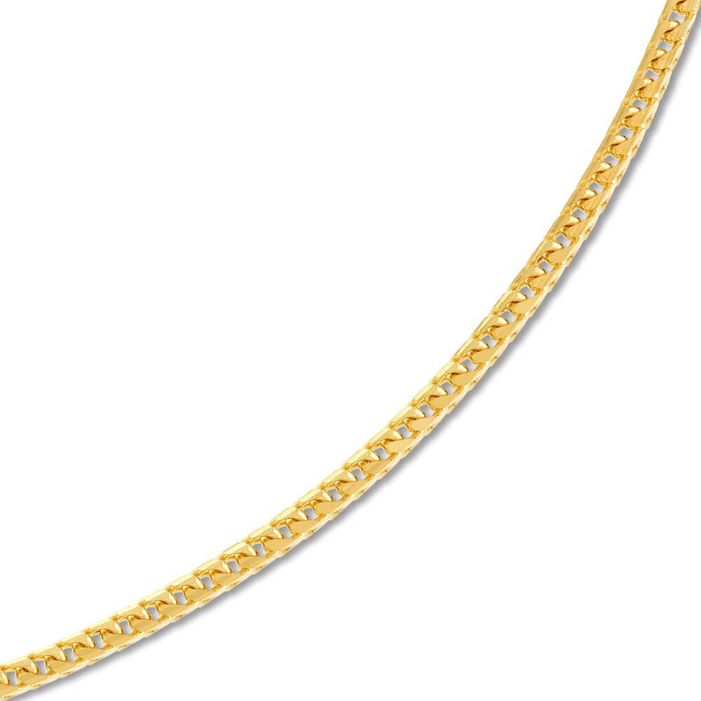 24\" Franco Chain 14K Yellow Gold Appx. 1.55mm dTKIfeq1