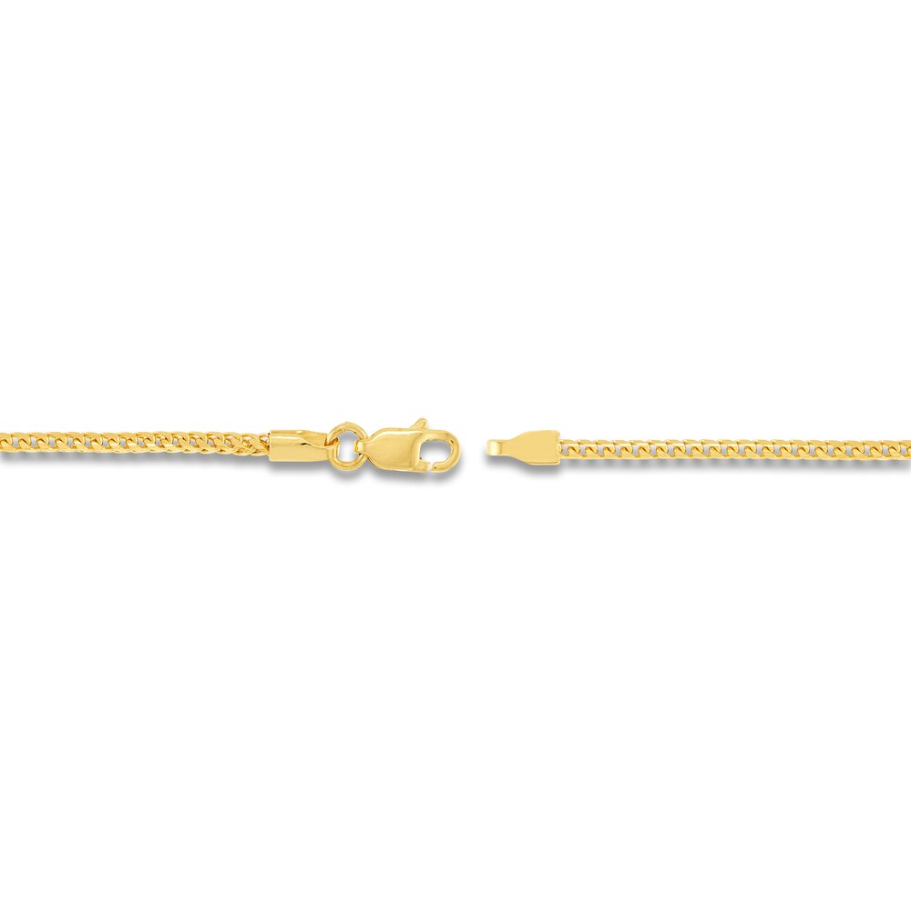 24\" Franco Chain 14K Yellow Gold Appx. 1.55mm dTKIfeq1