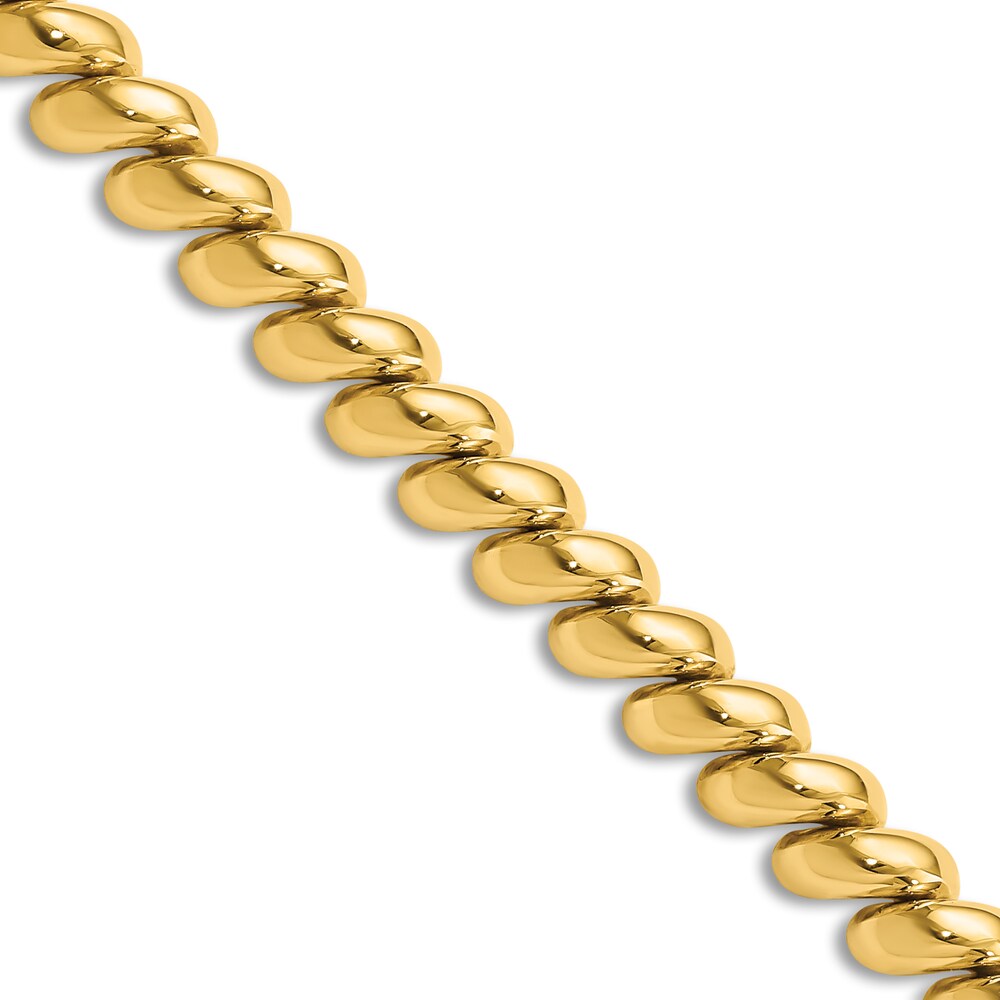 San Marco Chain Necklace 14K Yellow Gold 16\" fIfHquok