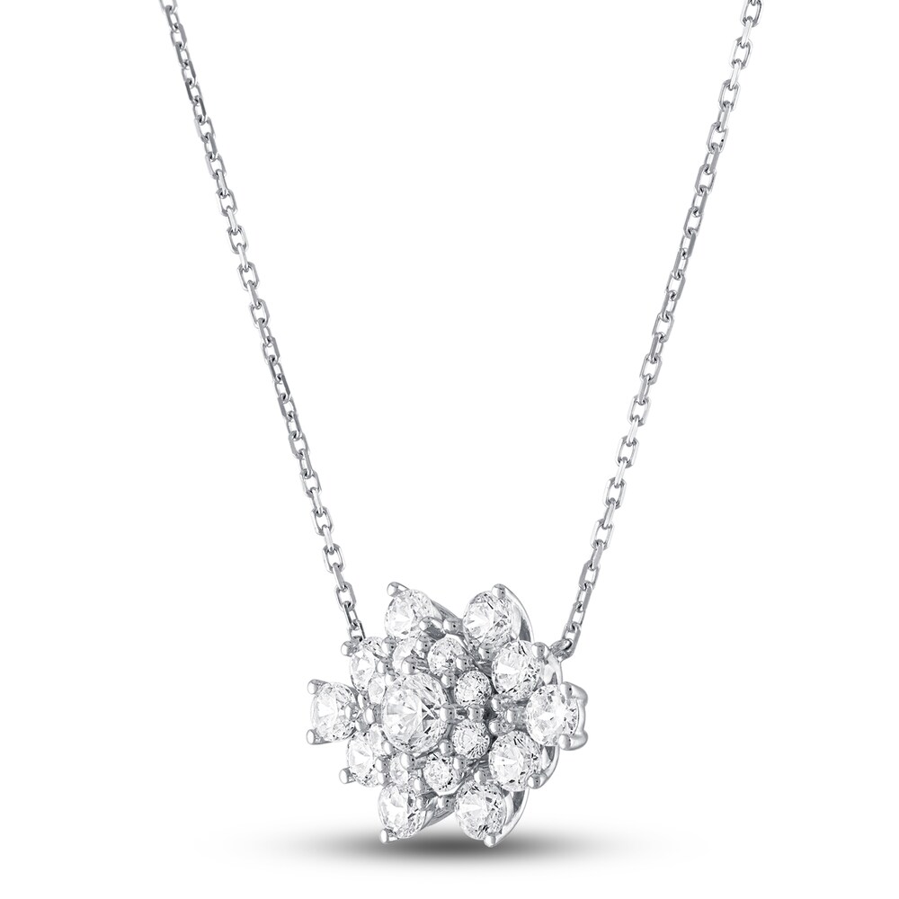 Vera Wang WISH Diamond Necklace 1-1/2 ct tw 10K White Gold fwVlWtAj