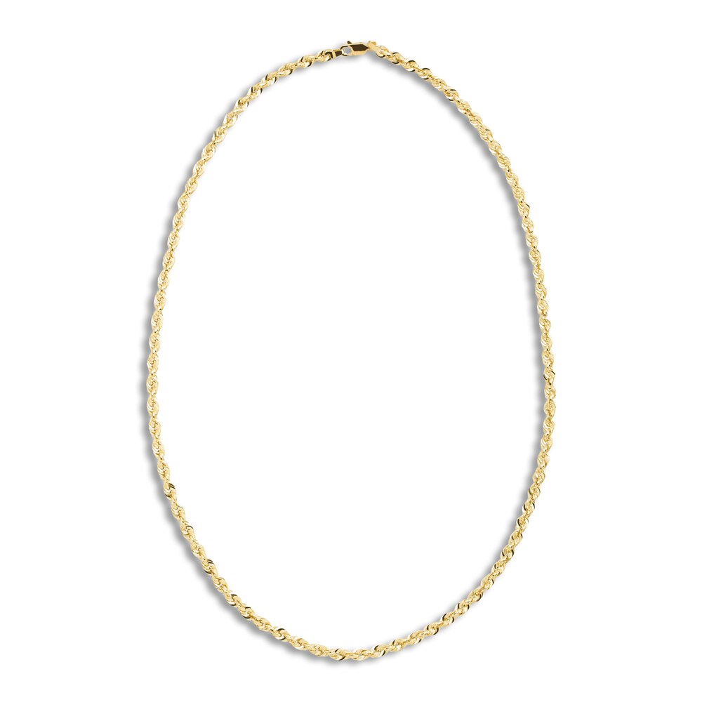 Rope Necklace 14K Yellow Gold 20 Length lQcUpyLa
