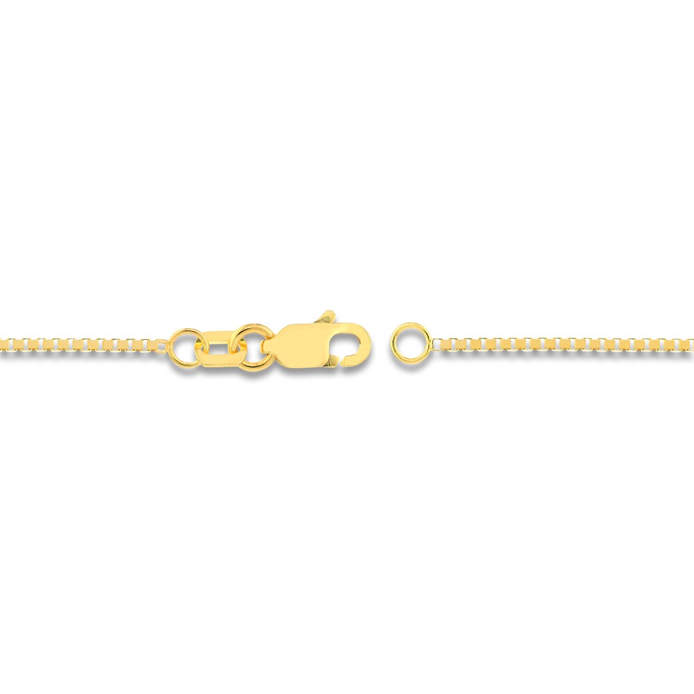 Box Chain 14K Yellow Gold 24\" Length mPWpx4WO