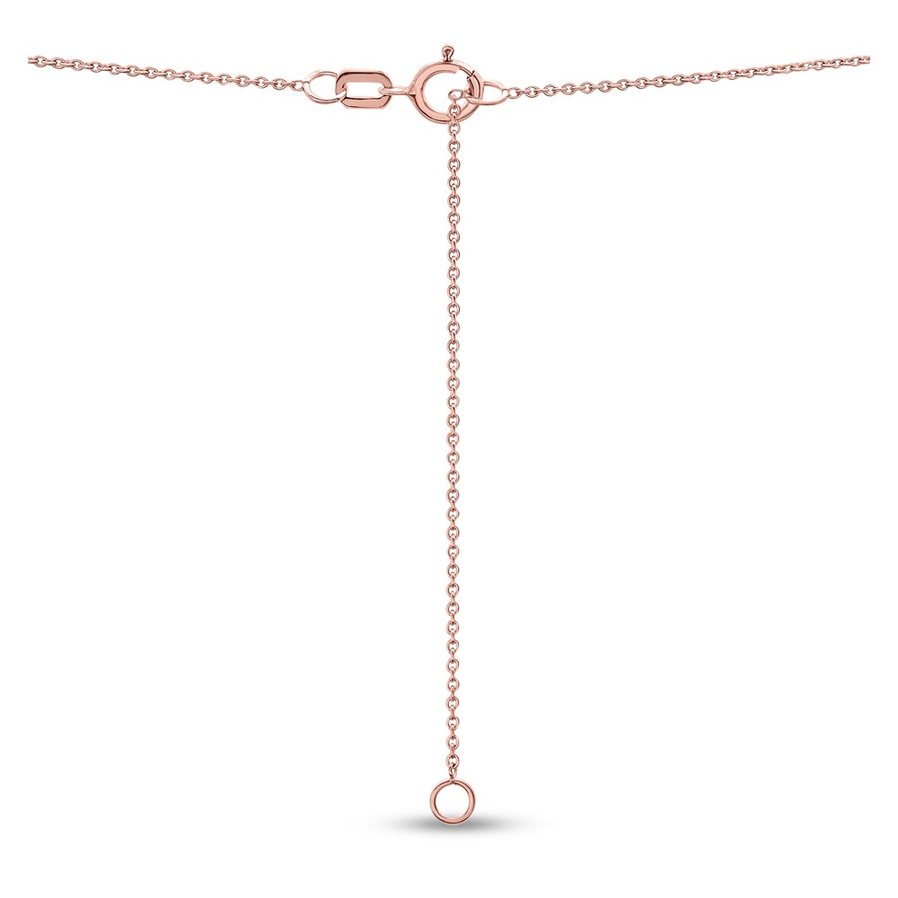 Diamond Pisces Necklace 1/10 ct tw 10K Rose Gold nm0hxWgY