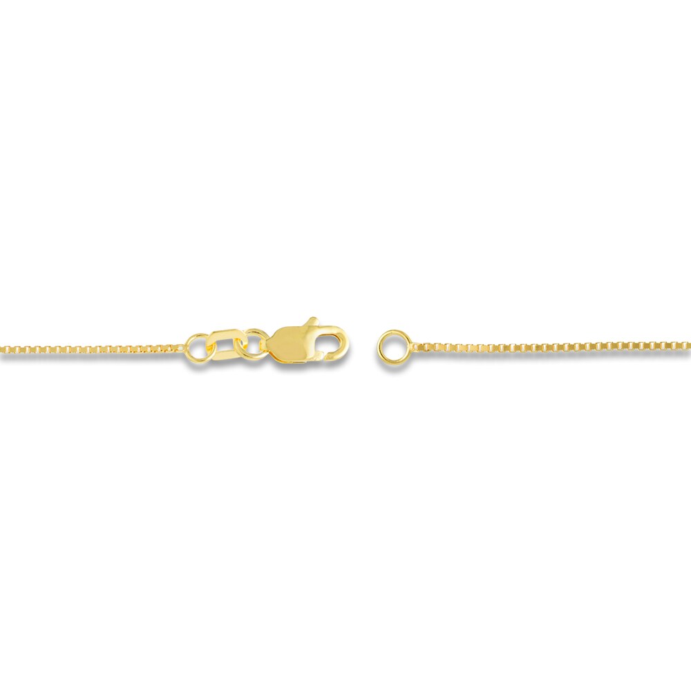 Box Chain 14K Yellow Gold 16\" Length o7vliHyR