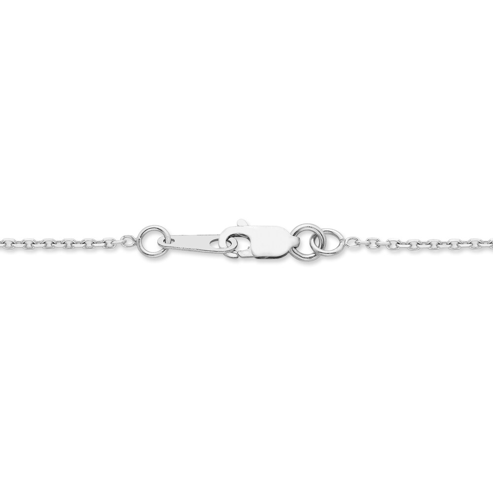 Hearts Desire Diamond Swirl Necklace 1/4 ct tw Round 18K White Gold r3c1oDdc